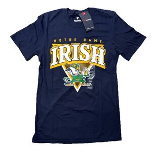 Fanatics Notre Dame Fighting Irish Modern Tri-Blend T-Shirt Adult S Navy NWT Tee